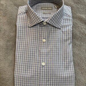 MICHAEL KORS  mens slim fit long sleeve shirt M NWT